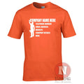 Window cleaners custom t-shirt personalise cleaning company work wear customize