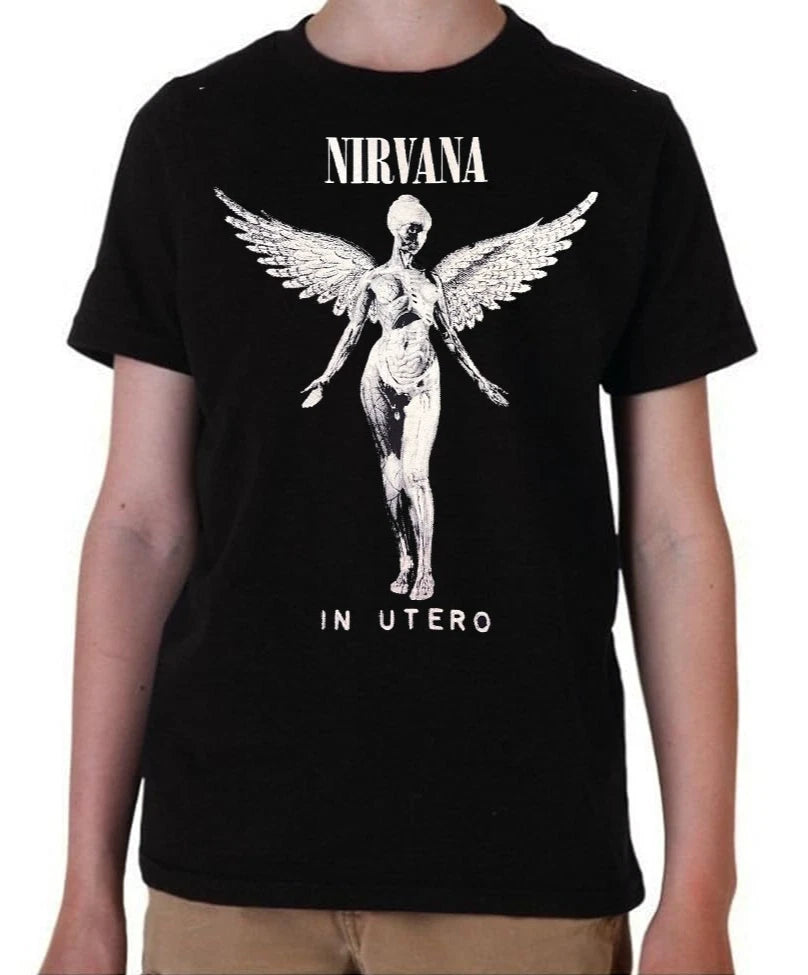 Nirvana Punk Rock Band Youth's T-Shirt (Multiple Variations & Colors)