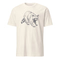 Vintage Raccoon Shirt Dark Blue Nature Graphic Tee Aesthetic Wildlife