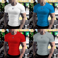 Mens Summer Slim Fit Muscle T-Shirt Tops Gym Fitness Short Sleeve Tees* ≌