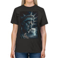 Unisex Triblend Tee crying statue of Liberty in America original tee shirt art