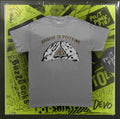 ANGINE DE POITRINE - Sherpa Fabienk Quebec 150GSM Grey Graphic T-Shirt
