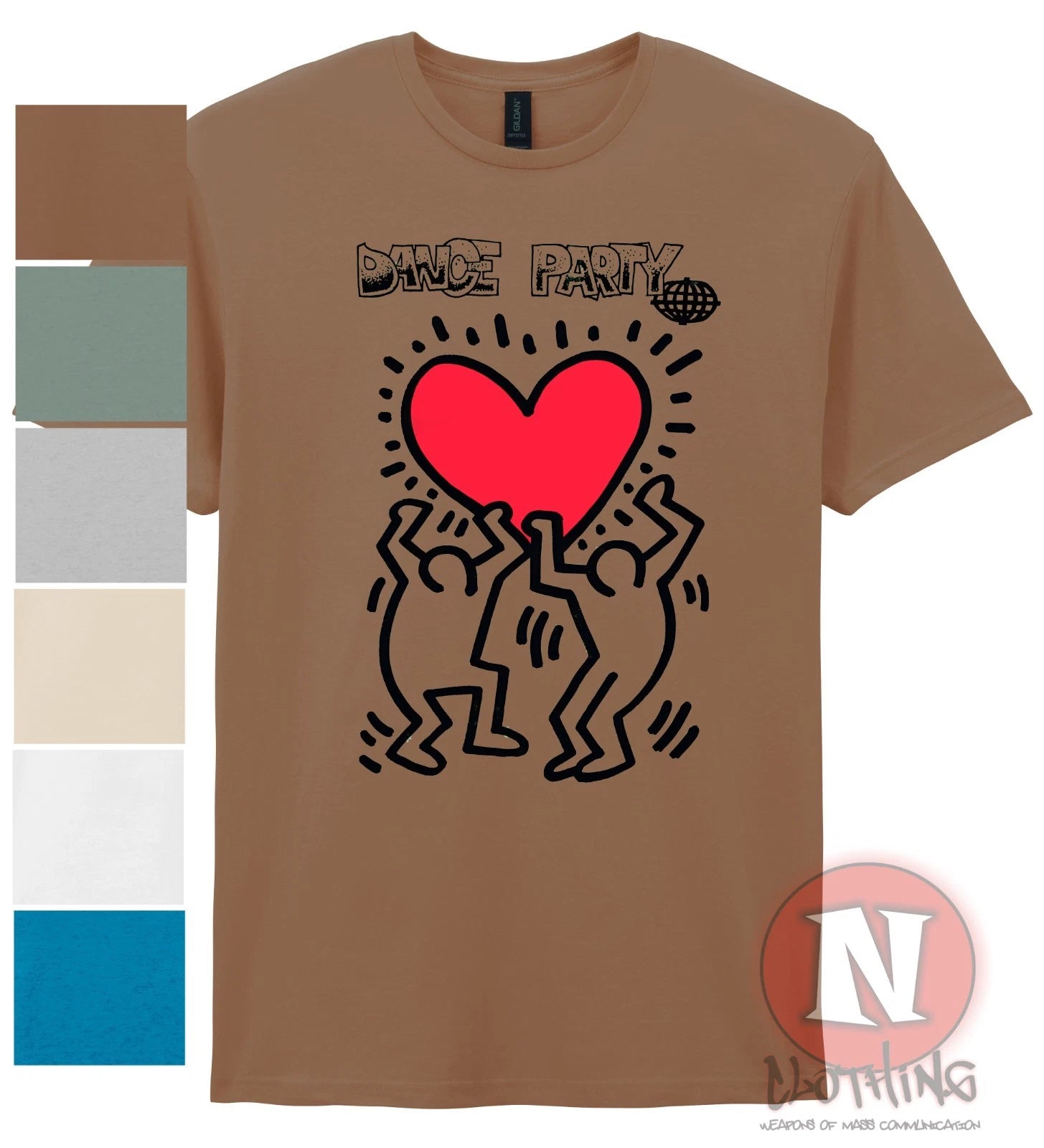 Fantazia 90 t-shirt Down by the river old school rave EDM organic heavy tee