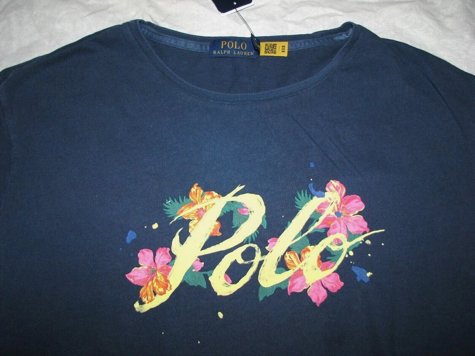 Men's (XL) POLO-RALPH LAUREN "Tropical/ Floral/ Hawaiian" Logo T-Shirt