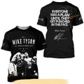 boxing Mike Tyson SIGNED 3D SHIRT black UNISEX All sizes S to 6Xl 1F2004