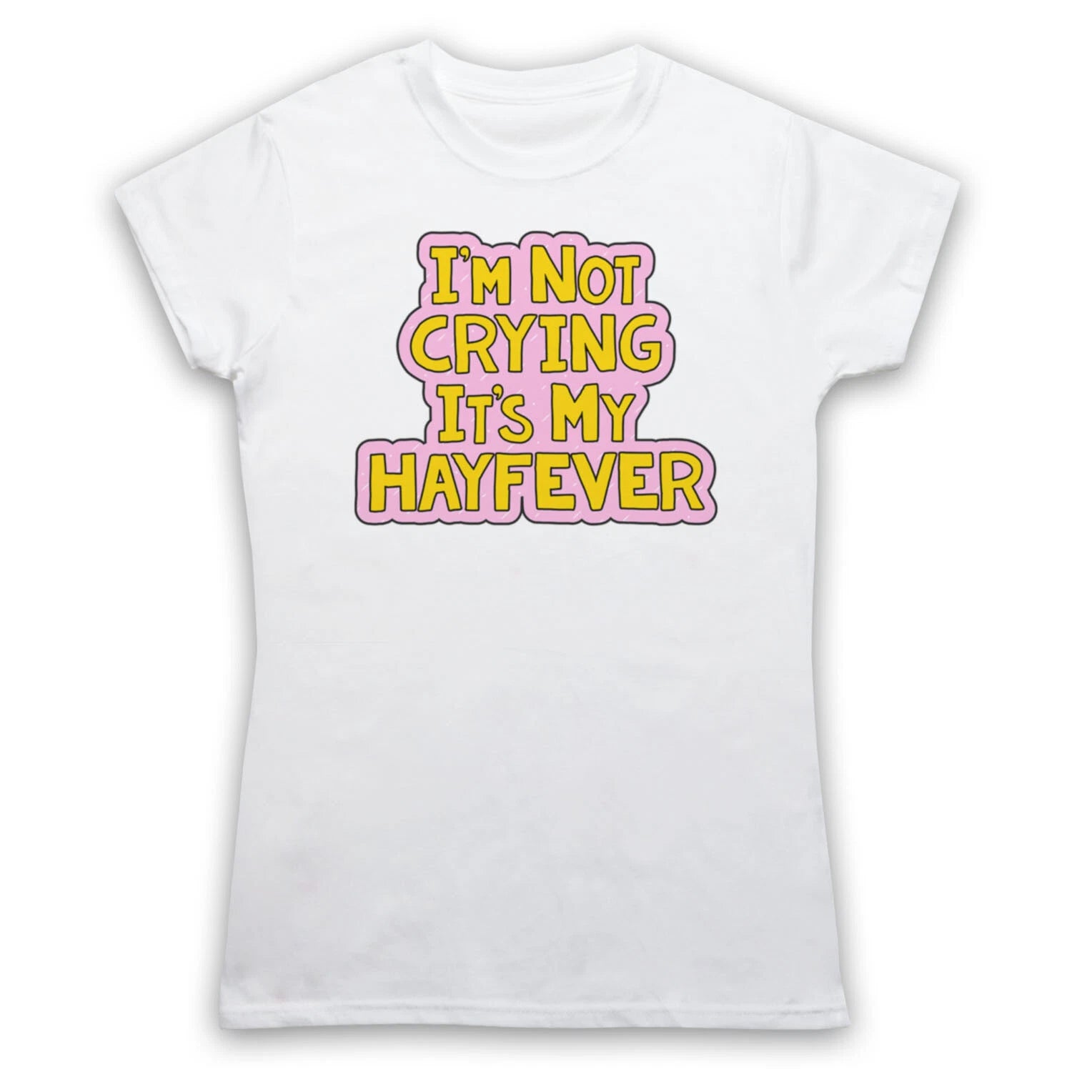 T BEAKER I'M NOT CRYING IT'S MY HAYFEVER KIDS TV NOVEL MENS & WOMENS T-SHIRT