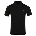 Paul & Shark Men's Polo T-Shirts Cotton Pique Heritage Badge Slim Fit BLACK