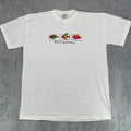 Philippines Tourist T-Shirt Mens Small White Graphic Print Fish