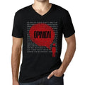 Men's Graphic T-Shirt V Neck Thoughts Opinion Eco-Friendly Limited Edition
