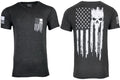 Howitzer Style Men's T-Shirt PATRIOT TORN Military Grunt M L XL 2XL