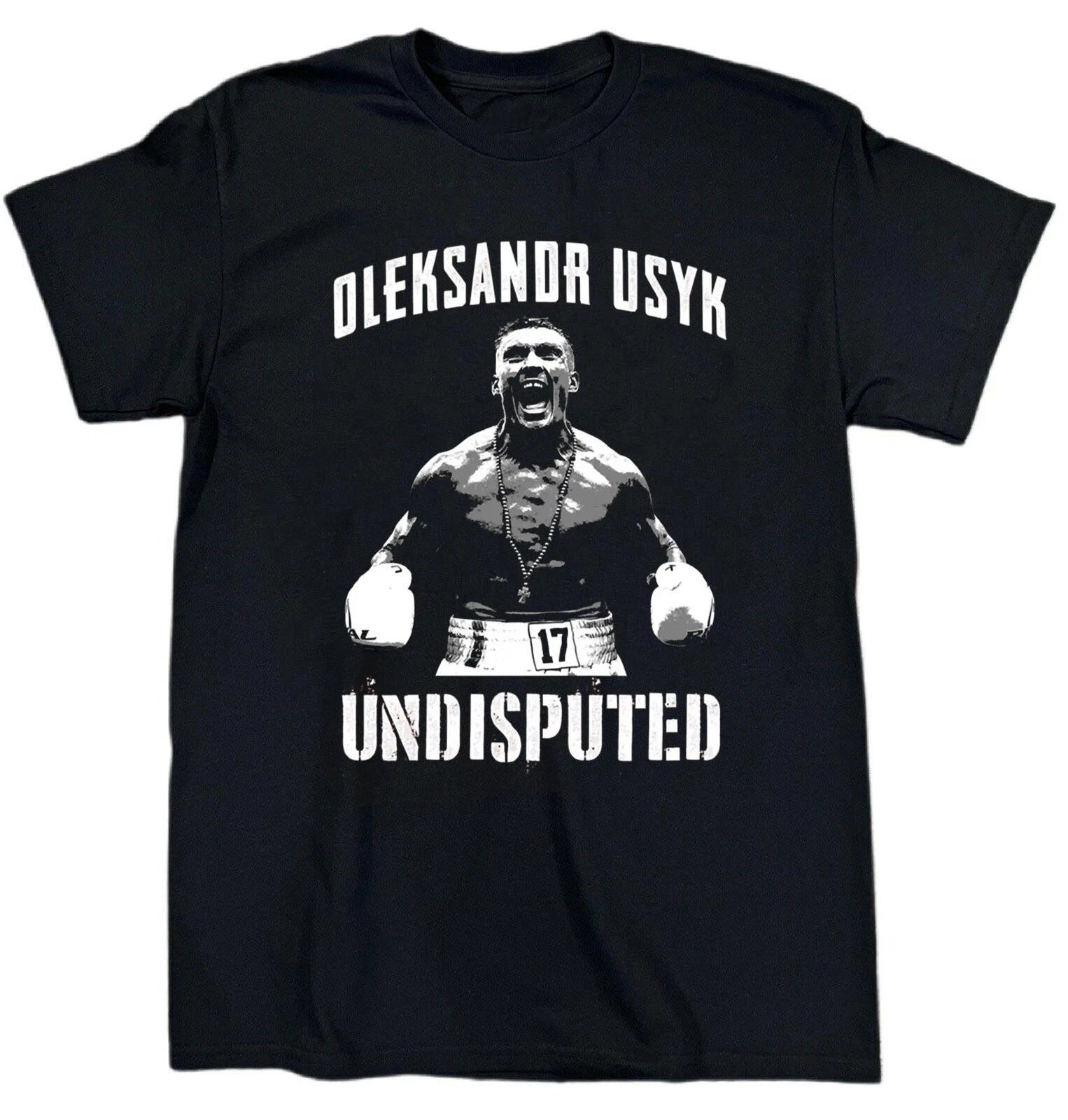 Oleksandr Usyk Star Heavy Cotton Black All Size Shirt QC97323