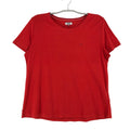 TOMMY HILFIGER Round Neck Red T-Shirt Men Size XL