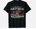 Veteran US Air Force Tshirt - American Betsy Ross Flag Gift Unisex T-Shirt