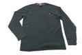 Polo Ralph Lauren Waffle-Knit Thermal Shirt Mens Medium Black Long Sleeve Crew