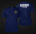 New POLICE County Sheriff Clay Florida  - Custom front and back t-shirt tee