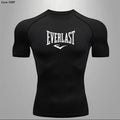 Men's Compression T-shirt Quick Dry Gym Fitness Athletic Tight Fitting Top