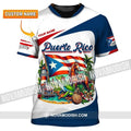 Custom Name Puerto Rico Shirt, Puerto Rico Gift 3D T-Shirt HS1026