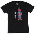 Silver Surfer  Adult New T-Shirt - Cartoon Watcher Surfer & Galactus in Space