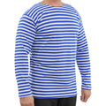 Blue Thermal Telnyashka Russian Striped T-Shirt Fleece Authentic Army Shirt