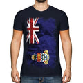 Kaiman Inseln Grunge Flagge Herren T-Shirt Caymanian Shirt Fußball Geschenk
