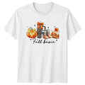 Fall Basic Womens T-Shirt Autumn Aesthetic Seasonal Thanksgiving