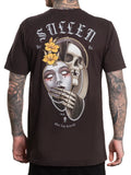 Sullen Men's Nacho Tattoo Beneath Short Sleeve Premium T-shirt Skull Mask Tee