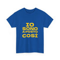 T-shirt Io sono a posto così by Gineprio, GialappaShow 100% cotton S-XL++ unisex