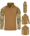 BRITISH ARMY STYLE UBAC TOP LONG SLEEVE UNDER ARMOUR Fleece SHIRT BTP MTP Camo