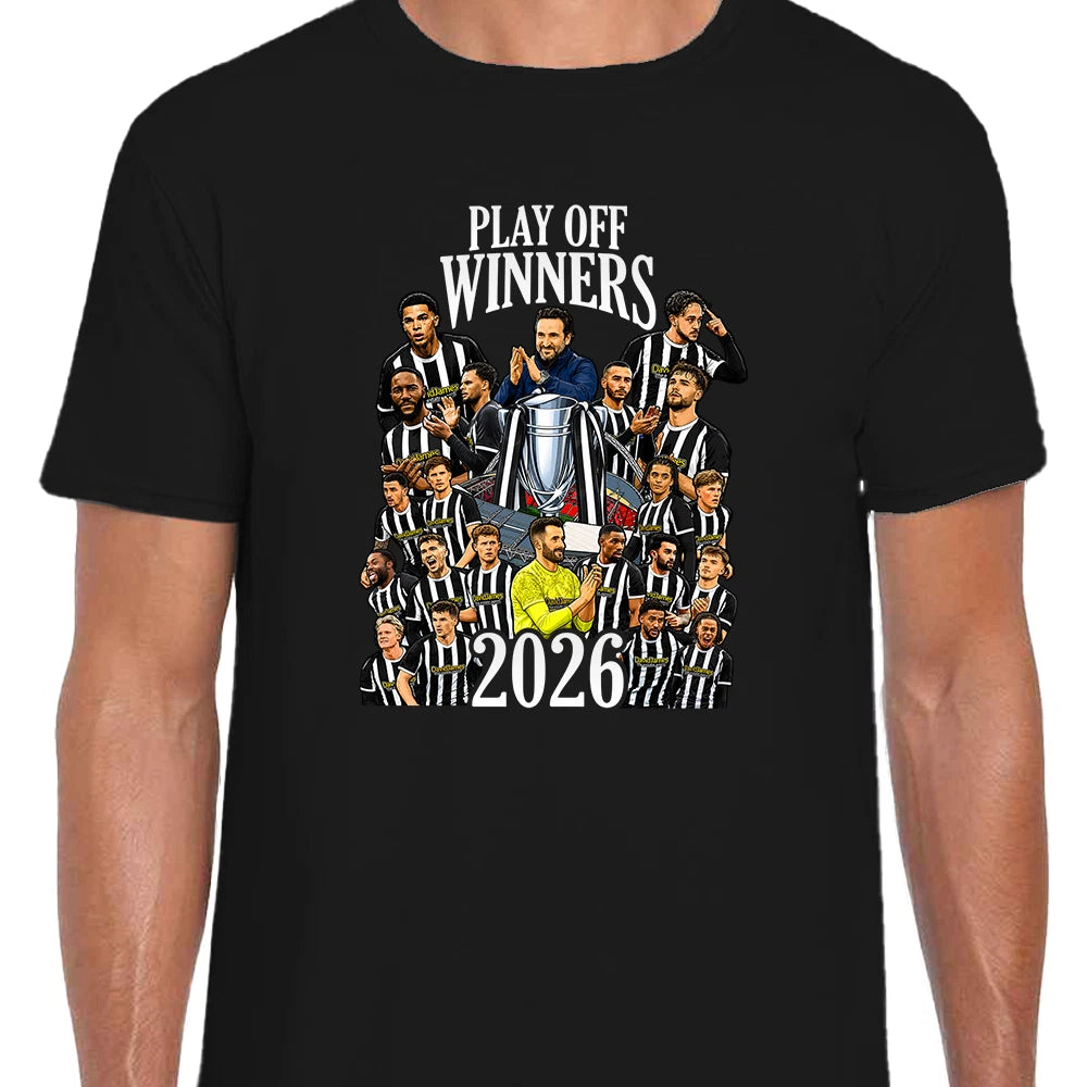 Notts County Play Off Winners 2026 Adult T-Shirt Tee Pies Fans Tee