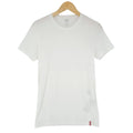 Levi's Men's T-Shirt White Slim Fit Cotton Crew Neck Short Sleeve XS