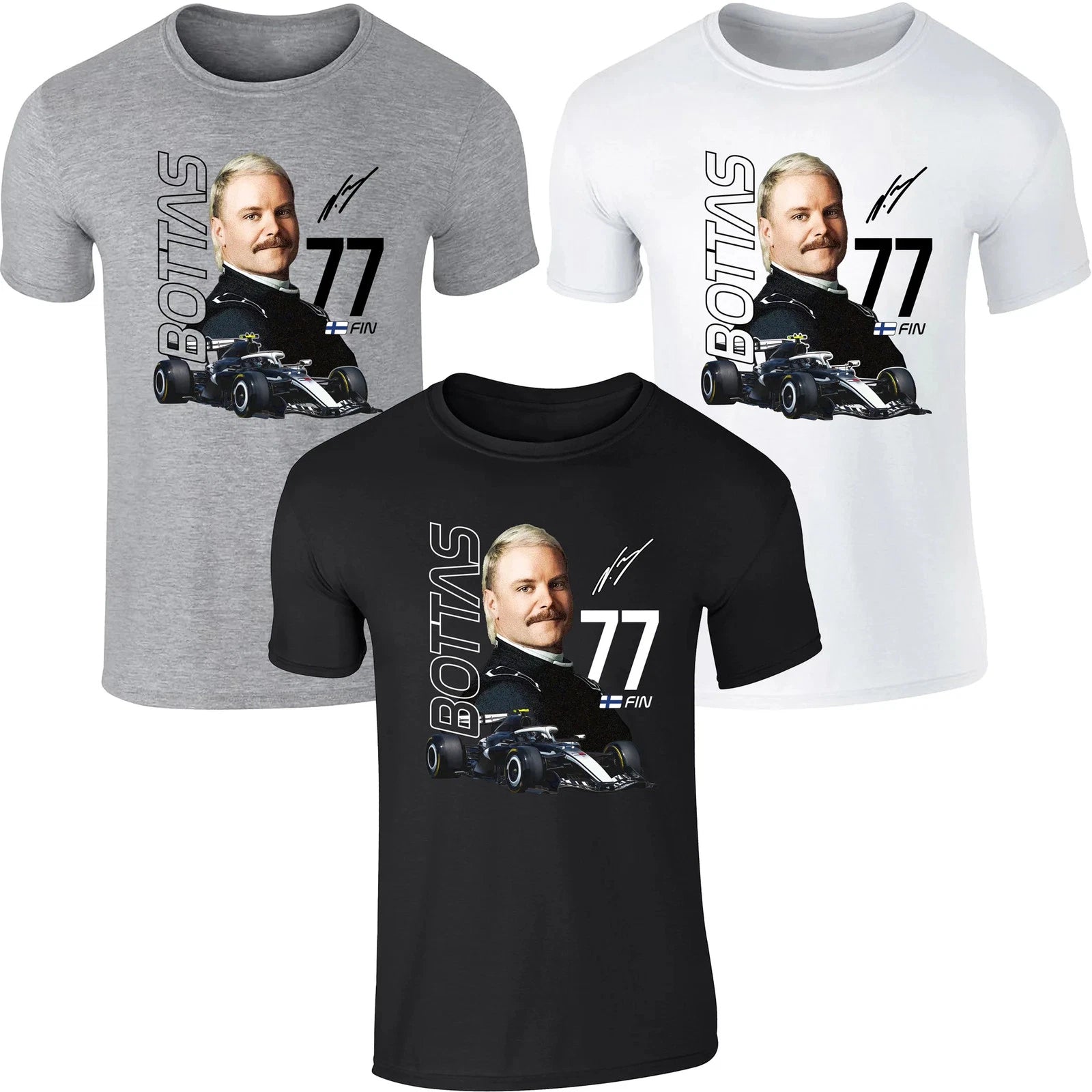 Bottas T-Shirt F1 Inspired Racing Fan Gift 2026