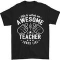 This Is What an Awesome Teacher Looks Like Mens T-Shirt 100% Cotton