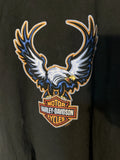 1998 Vintage Harley Davidson T Shirt Men’s Sz XL Eagle Black Hanes T