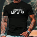 Bald Guy Print Men's Crew Neck Fashionable Short Sleeve Sports T-shirt, Comforta