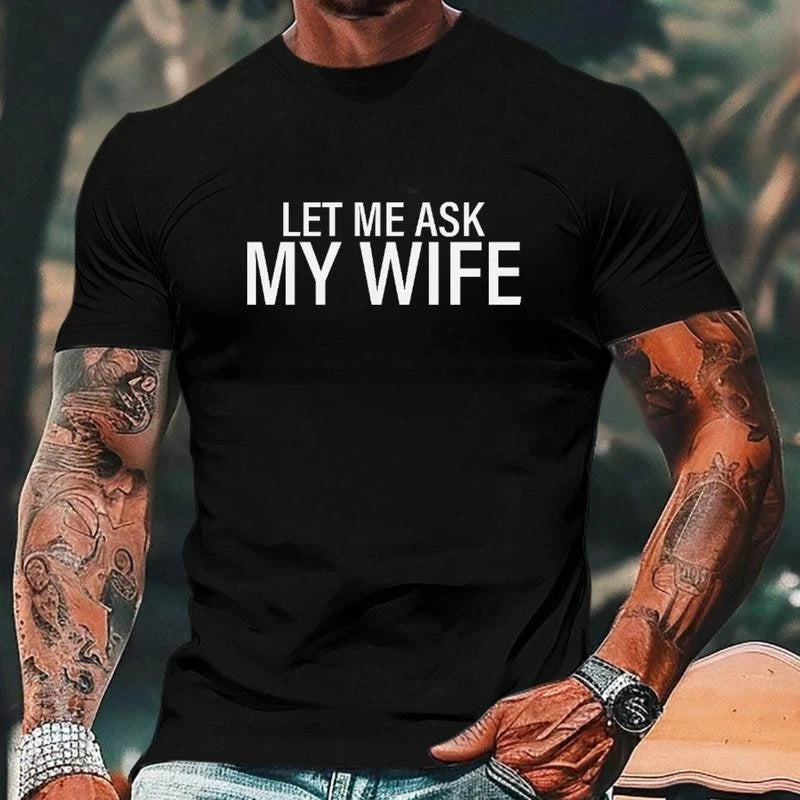 Bald Guy Print Men's Crew Neck Fashionable Short Sleeve Sports T-shirt, Comforta