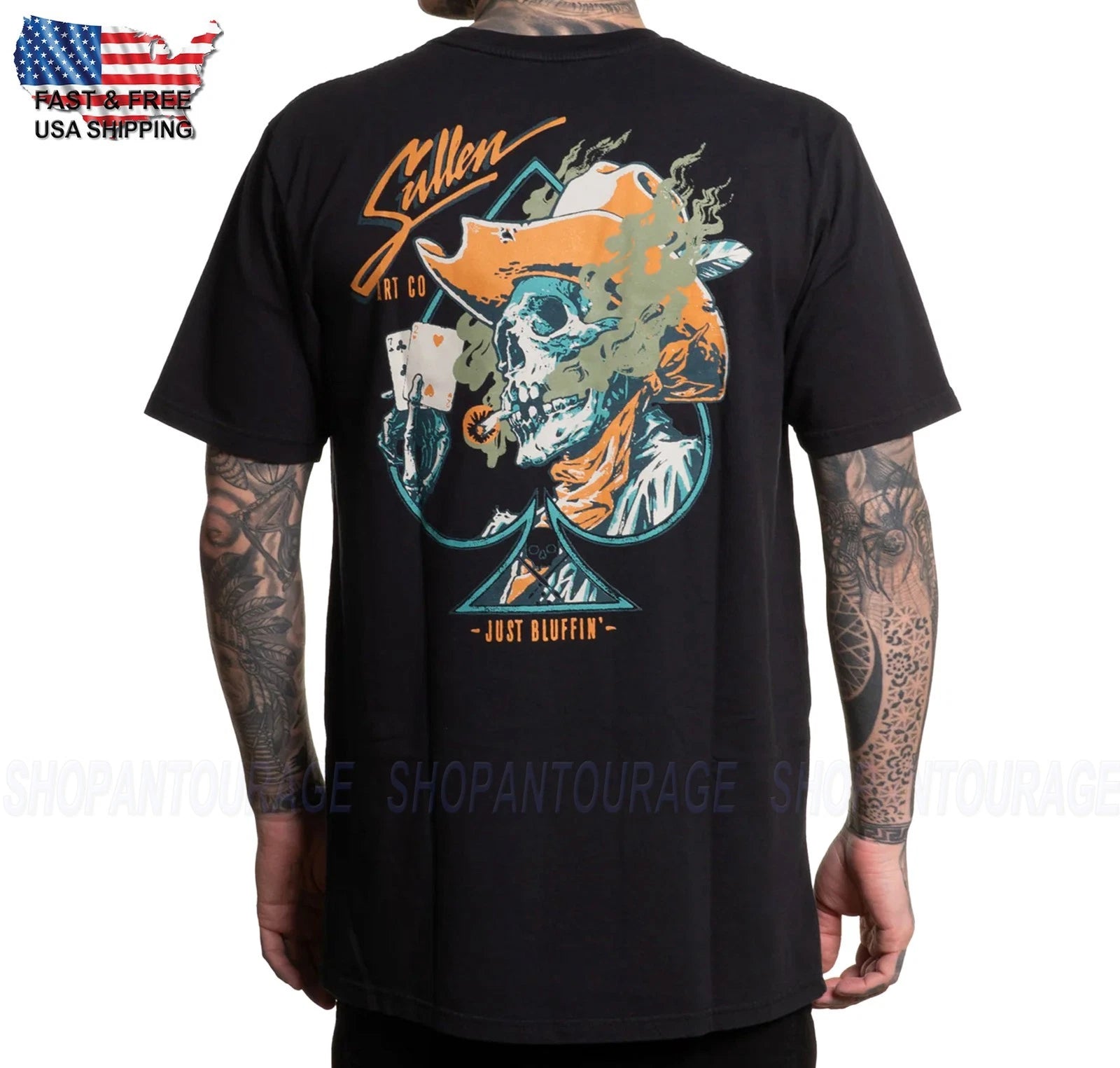 Sullen Art Collective Just Bluffin Premium SCM6901 Men's Short Sleeve T-Shirt
