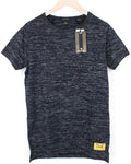 Scotch & Soda Men's T-Shirt S Navy Blue Blend Long Round Neck Cotton Slim Fit