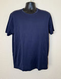 Sunspel Mens Classic Crewneck Tee L Navy 100% Cotton Made UK Quiet Luxury Capsul