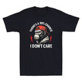 There's A 99% Percent Chance I Don't Care Funny Monkey With Hat Men's T-Shirt
