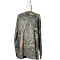 VTG Y2K Mens Camouflage Long Sleeve T-Shirt Brown Green Outdoors Hunting Top L