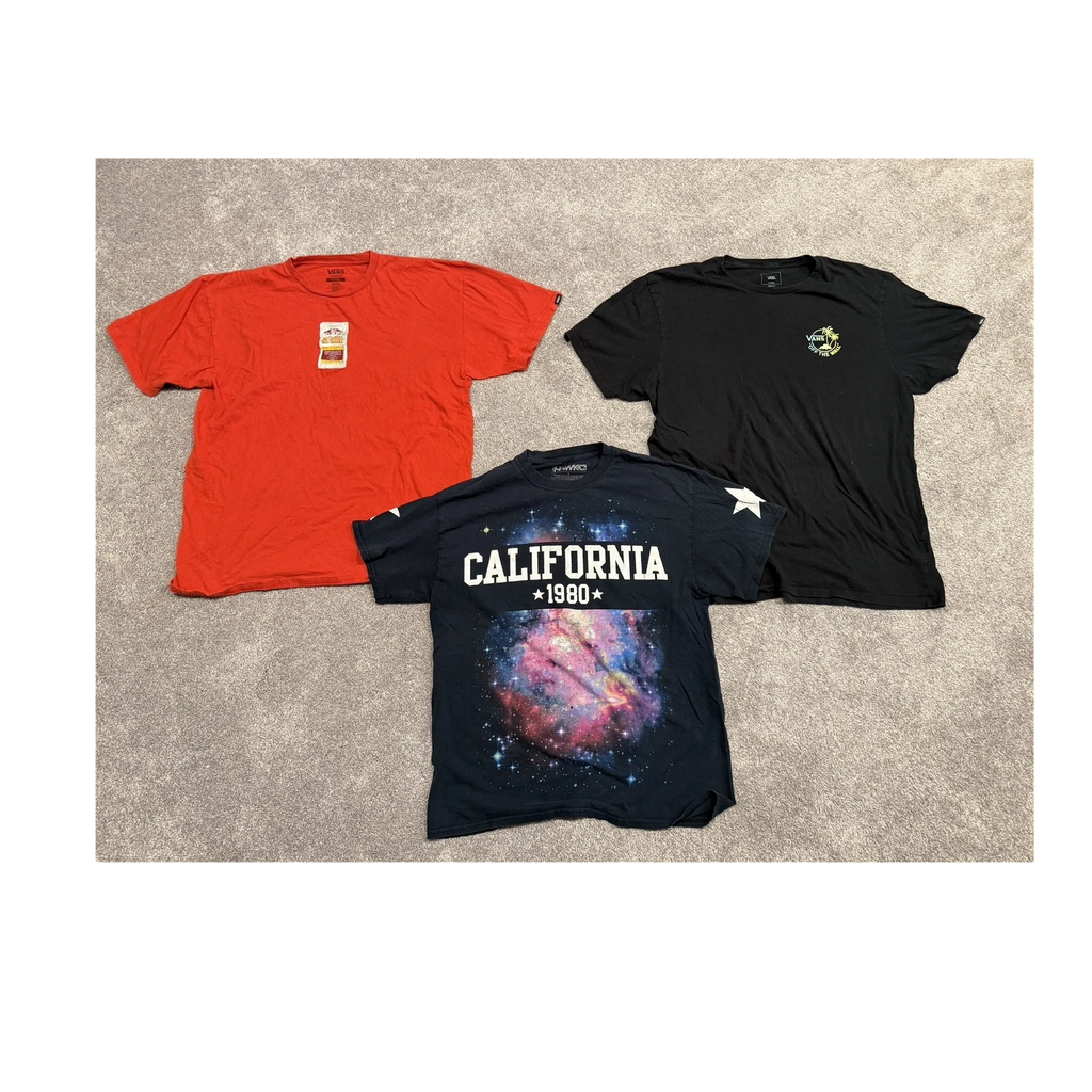 Vans Tony Hawk Graphic Logo Crew Neck Short Sleeve T-Shirts Men’s XL and L Lot
