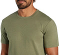 Banana Republic Mens Luxe Touch Performance Tee, Green, L