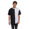 Urban Classics Oversize Harlequin Tee Shirt Block Stripes Men