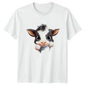 Cute Peeking Cow T-Shirt Cow Animals 2026 Birthday Gift For Him And Her