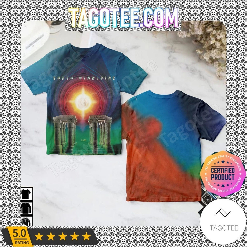 Earth, Wind And Fire I Am Album Cover 3D T-shirt S-5XL HRL472