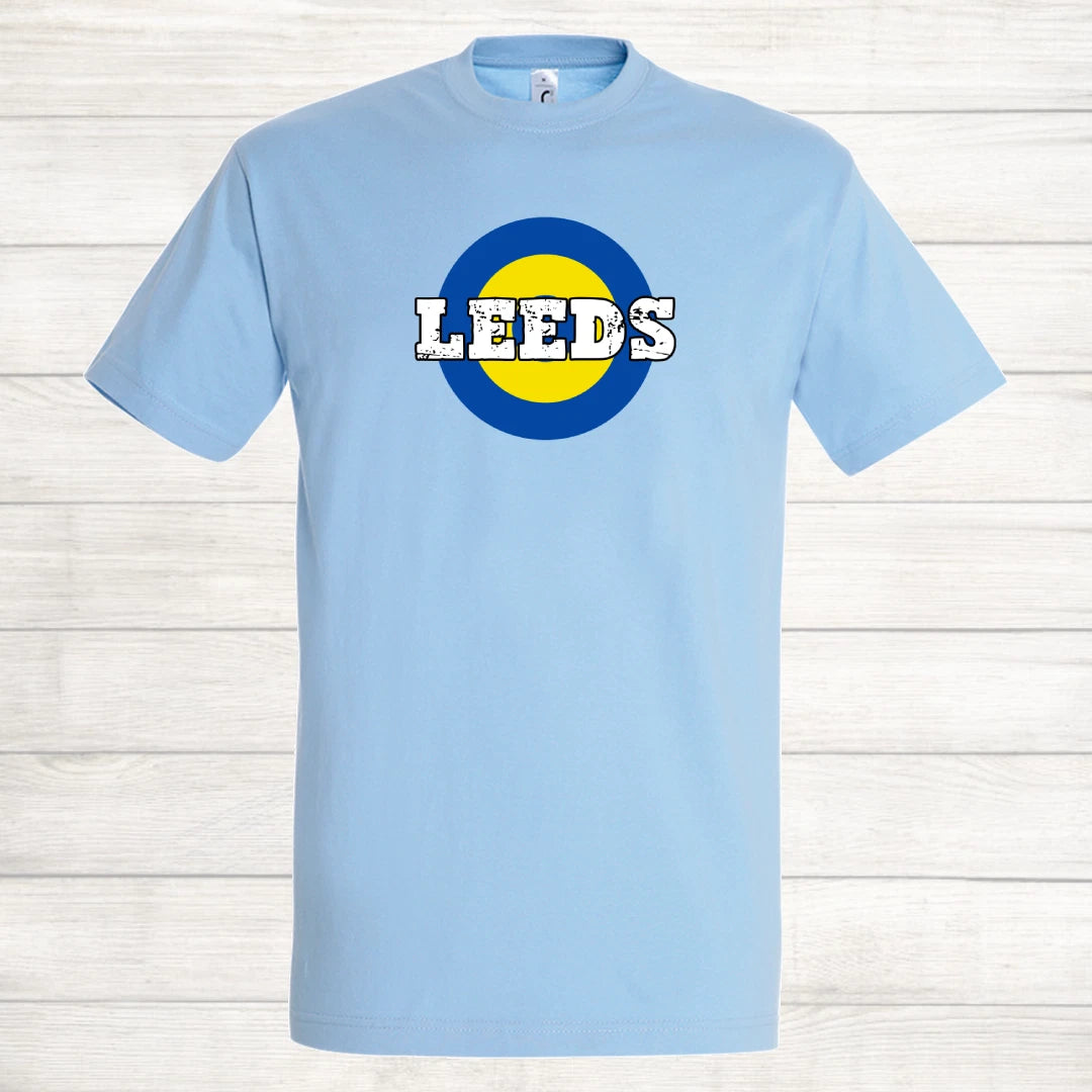 Leeds United Football Shirt Roundal Yorkshire Marching on Together LUFC T Shirt