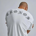 Men's Summer Gym Fitness Sports Casual Short Sleeved Oversized Cotton T-shirt