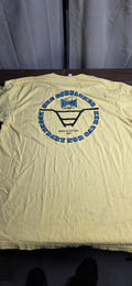 Boss BMX Team T-Shirt Size XL Yellow Short Sleeve Graphic Tee