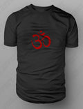 HINDU AUM OM OHM Devanagari symbol T-shirt Hinduism, Buddhism S-XXL Black New