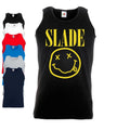 SLADE Nirvana Glam Rock Band Vest Bowie T-REX Black Wave Punk